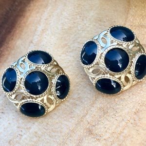 Vintage style Chanel stud earrings